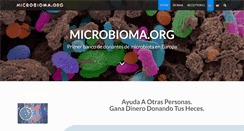 Desktop Screenshot of microbioma.org