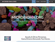 Tablet Screenshot of microbioma.org